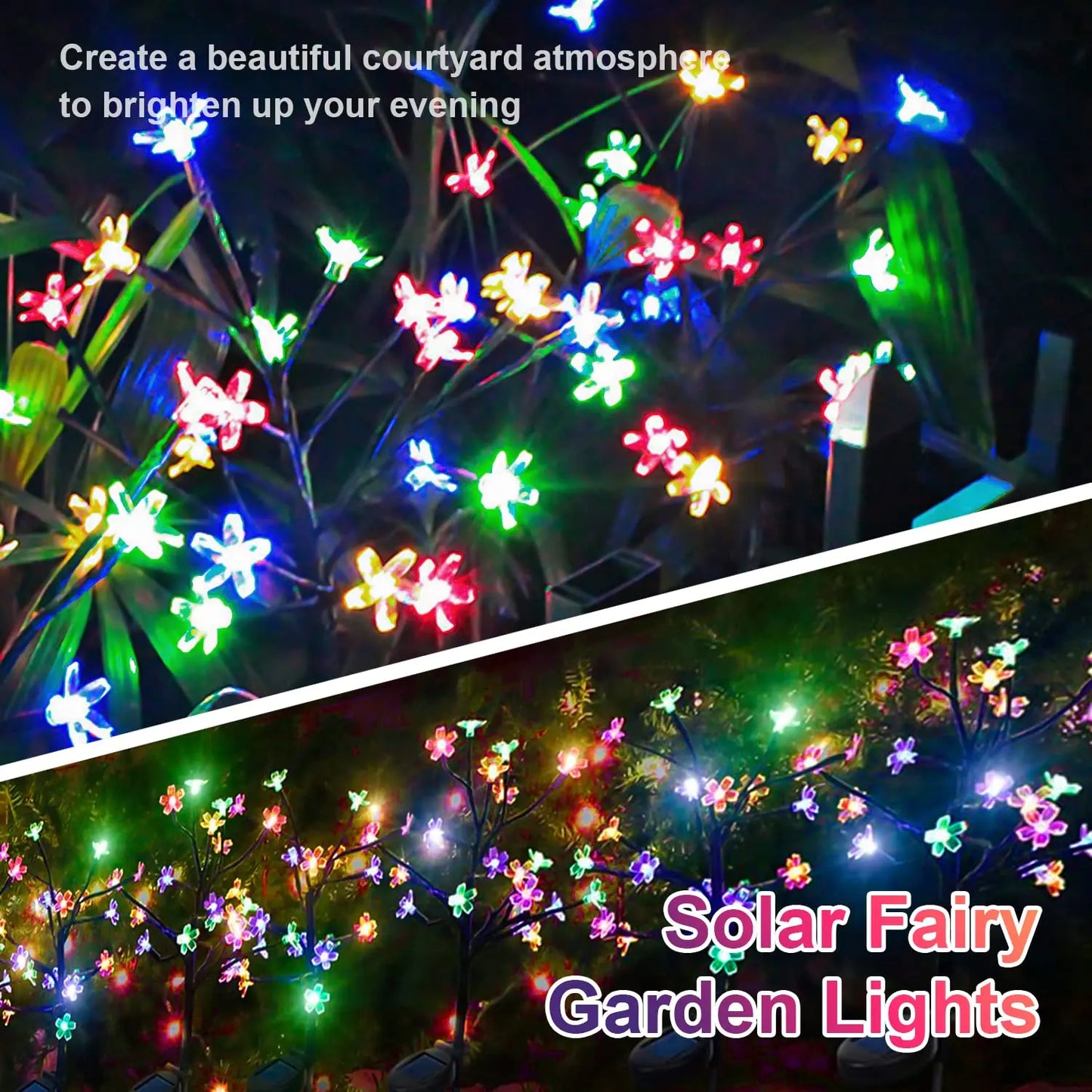 Solar cherry blossom lamp (Random Colors)