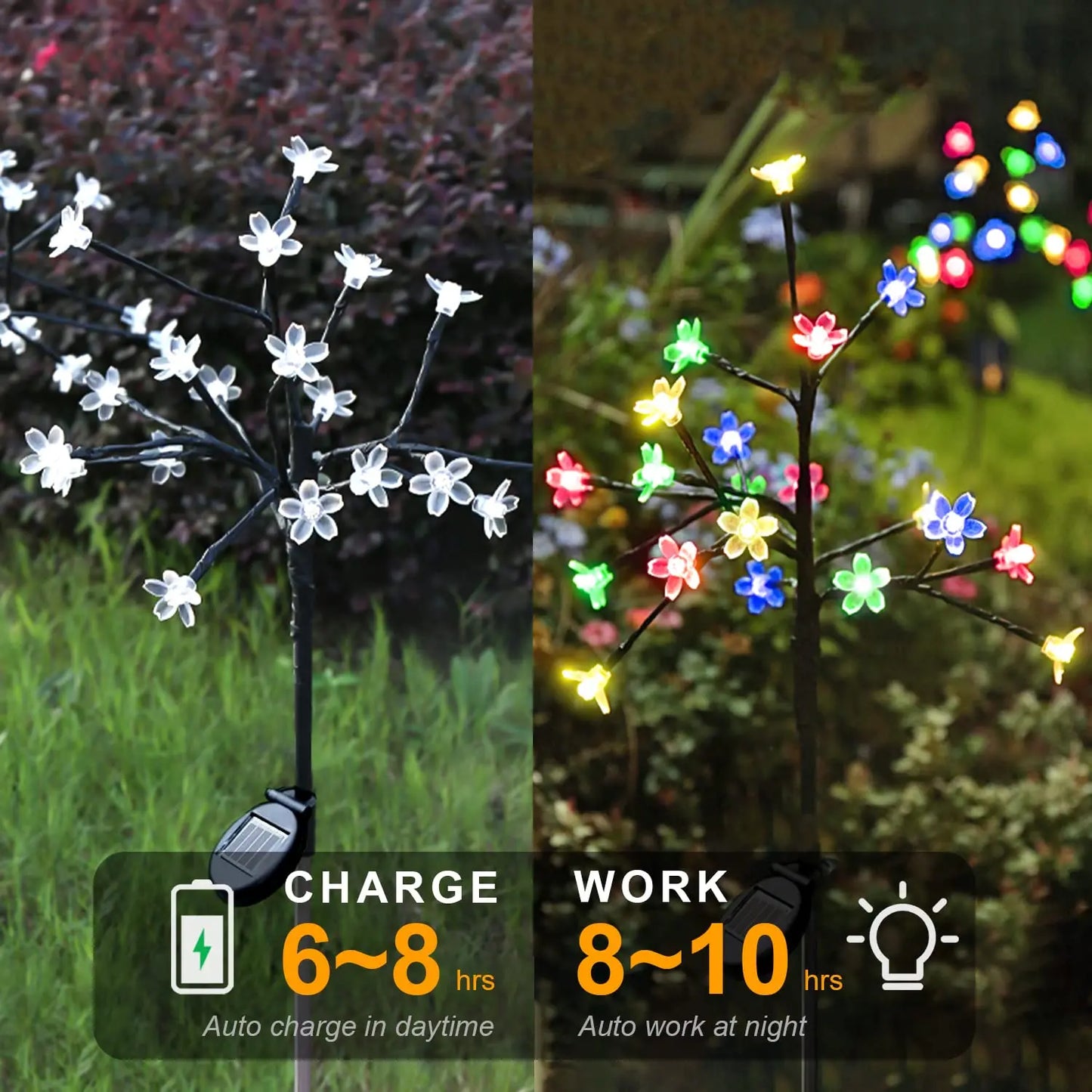 Solar cherry blossom lamp (Random Colors)