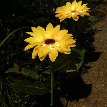 Solar Sunflower Lamp (Random Colors)