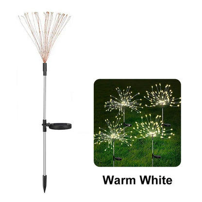 Solar 120 lamp fireworks lamp (Random Colors)