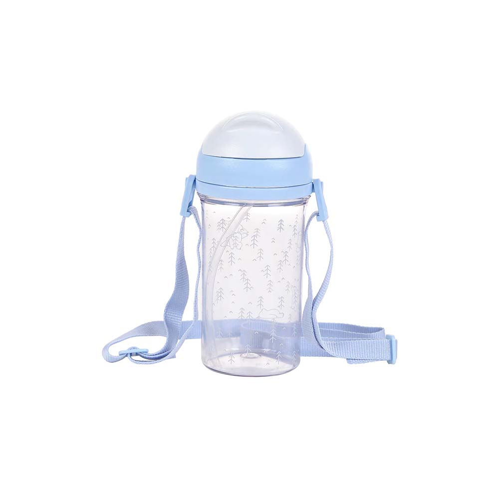 We Bare Bears- Water Bottle with Straw 400ml (Blue)