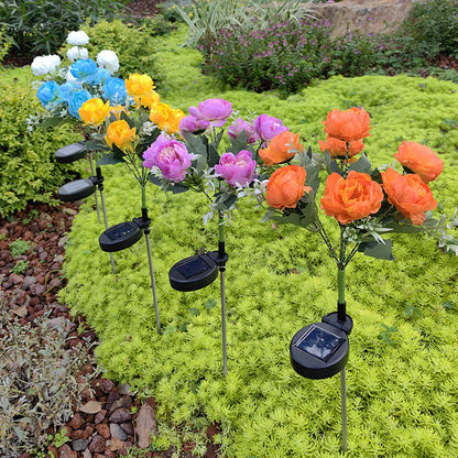 Solar three headed rose (Random Colors)