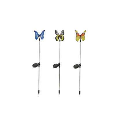 Solar fiber optic butterfly lamp (Random Colors)