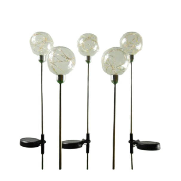 Solar 8CM copper wire ball lamp (Random Colors)