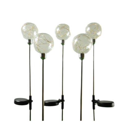 Solar 8CM copper wire ball lamp (Random Colors)