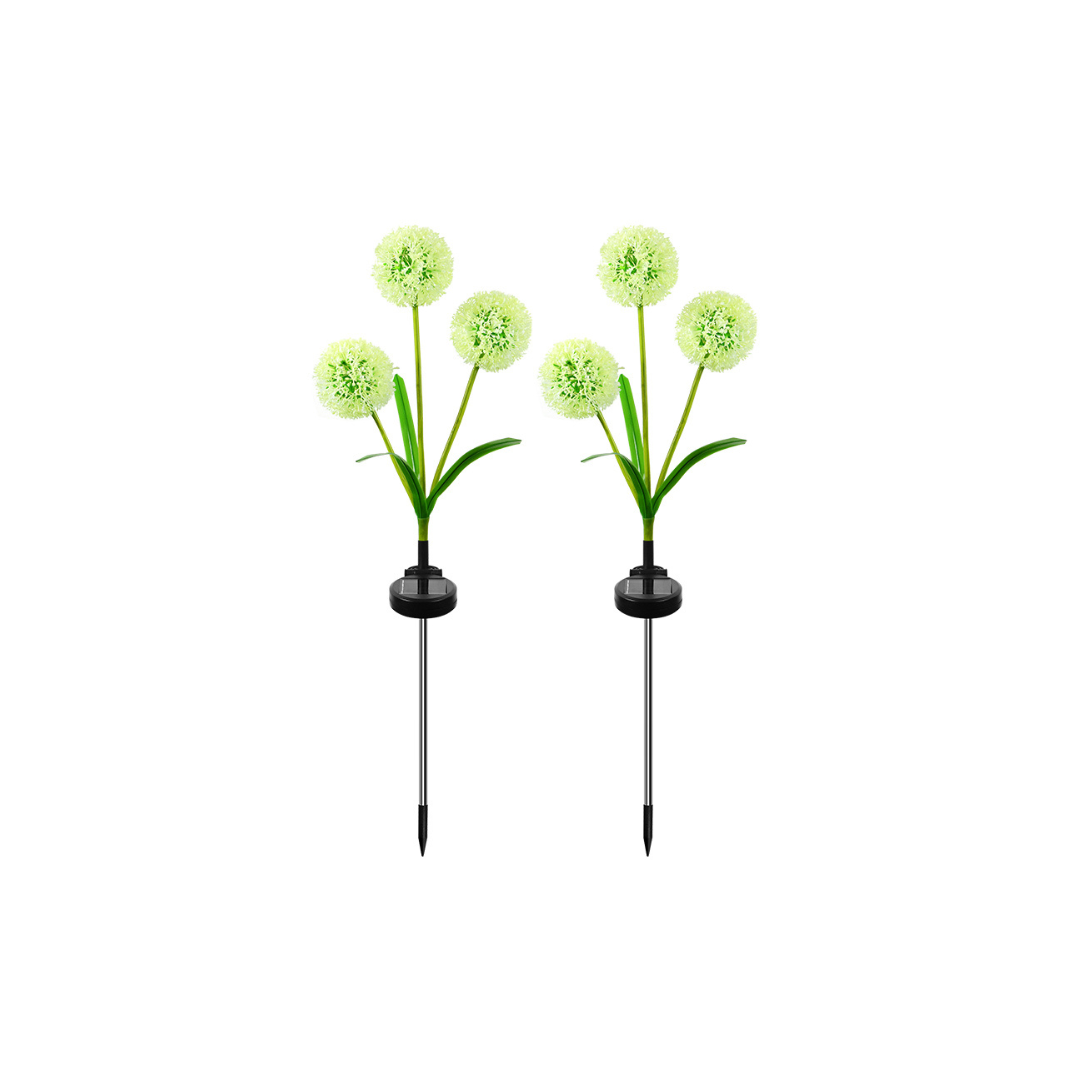 Solar 3-head onion flower ball (Random Colors)