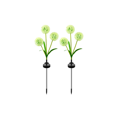 Solar 3-head onion flower ball (Random Colors)