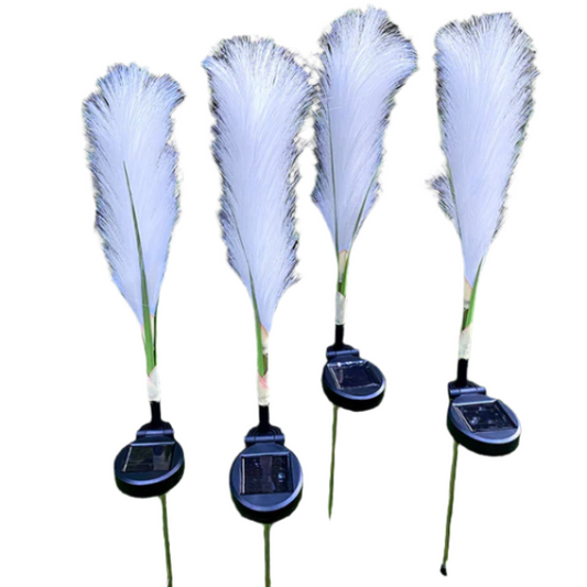 Solar hairy reed lamp (Random Colors)