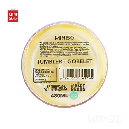 We bare Bears TUMBLER 480mL (Yellow)